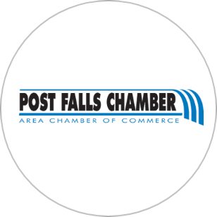 Post Falls Chamber logo